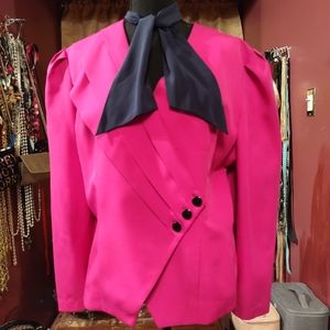 Nancy G Vintage Pink Blazer L/XL